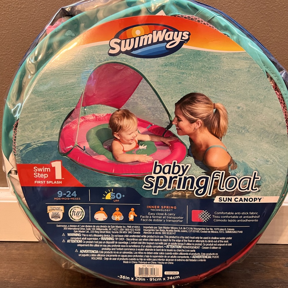 baby float with canopy